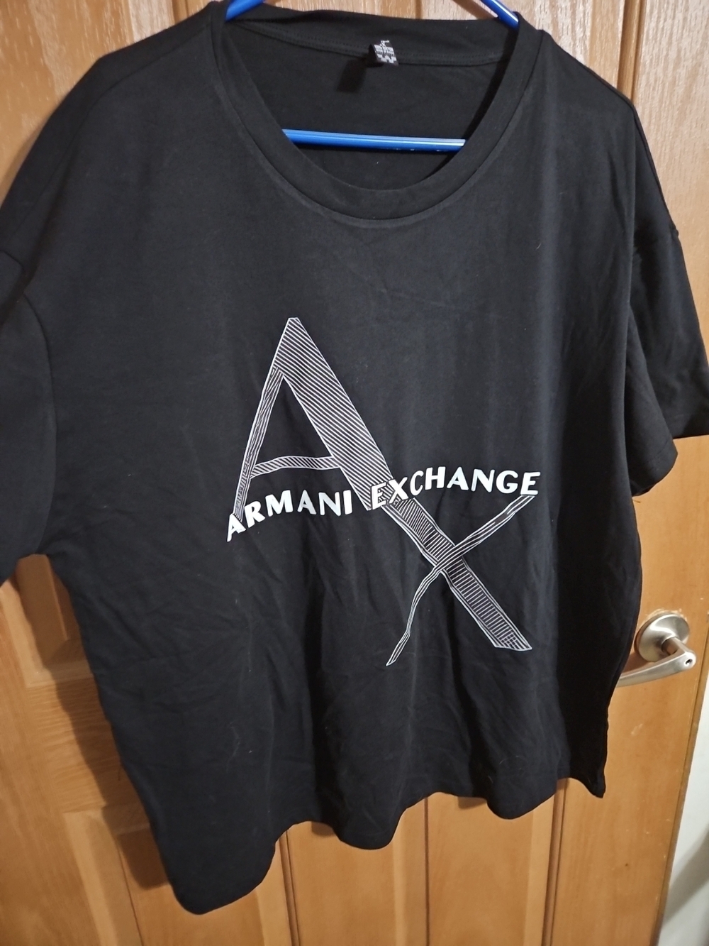 Armani Exchange Black Logo Tee